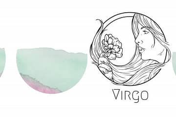 Virgo love tarot banner