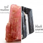 Zodiac Crystals - Leo - Red and Black Tourmaline