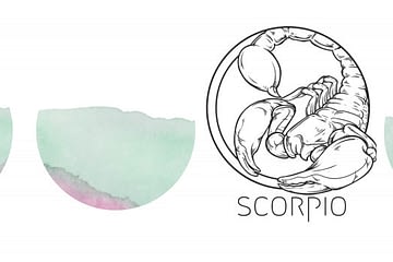 Scorpio love tarot banner