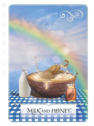 Aquarius love today - Milk and Honey - 9212020