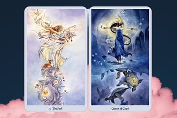 Aquarius love today: The Fool and Queen of Cups