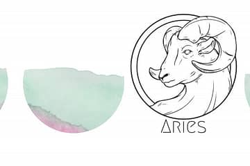 Aries Love Tarot banner