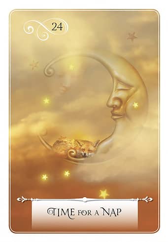 Wisdom of the Oracle card - Time for a Nap - 972020